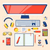 Flat design modern vector illustration N4