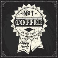 Vintage Coffee Label N156