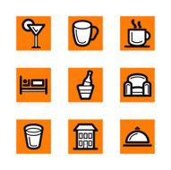 Hotel and Restaurant Icons N3