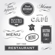 signs and symbols french restaurant