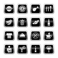 Supergloss Black Icons - Restaurant