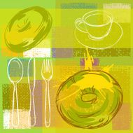 Abstract Food Background N9