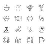 Health Icons and Wellness