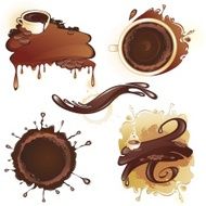 Coffee and chocolate Collection of banners