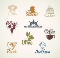 food and drinks signs