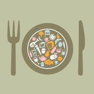 Food background N8