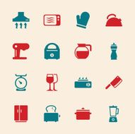 Kitchen Utensils Icons - Color Series