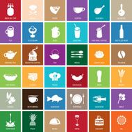 Sign food set