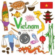 Collection of Vietnamese icons N2