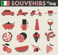 Souvenirs of italy