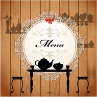 Menu card design for a cute cafe N3