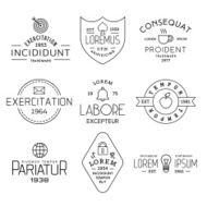collection vintage labels