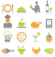 Restaurant icon set N14