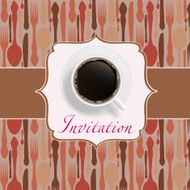 coffee invitation background N15