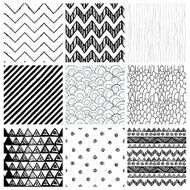 Abstract Hand Drawn Seamless Background Patterns