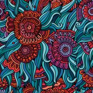 floral ornamental seamless pattern N2