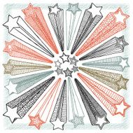 stars shape doodle