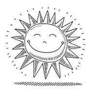 Happy Sunshine Drawing