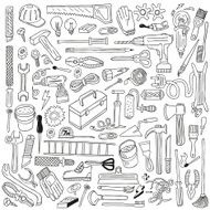 work tools - doodles collection