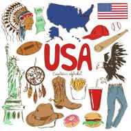 Collection of USA icons