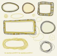hand drawn frames