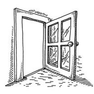Open Door Drawing N2