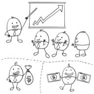 Cartoon businessman illustration N10