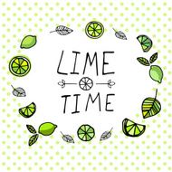 Lime time pattern