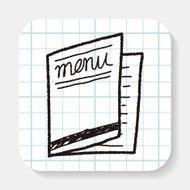 menu doodle