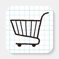 doodle Shopping cart