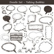 Comics-style speech bubbles