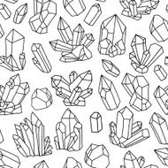 Pattern with crystals