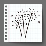 doodle firework