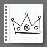 doodle king crown