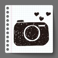 love camera doodle
