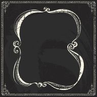 Doodle frame Chalkboard