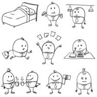 Cartoon businessman illustration N13