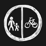 only wolk and bike doodle