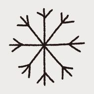 snow flower doodle