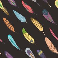 Pattern of feather