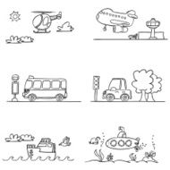 Transportation in black and white N2