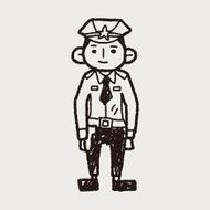 police doodle