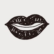 kiss doodle