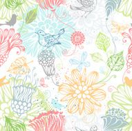 Seamless floral background