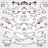 Hand drawn design elements