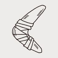 Boomerang doodle