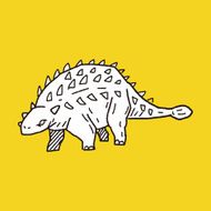 dinosaur doodle