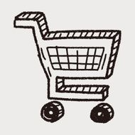 doodle Shopping cart N2
