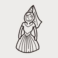 medieval people doodle