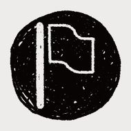 Doodle flag